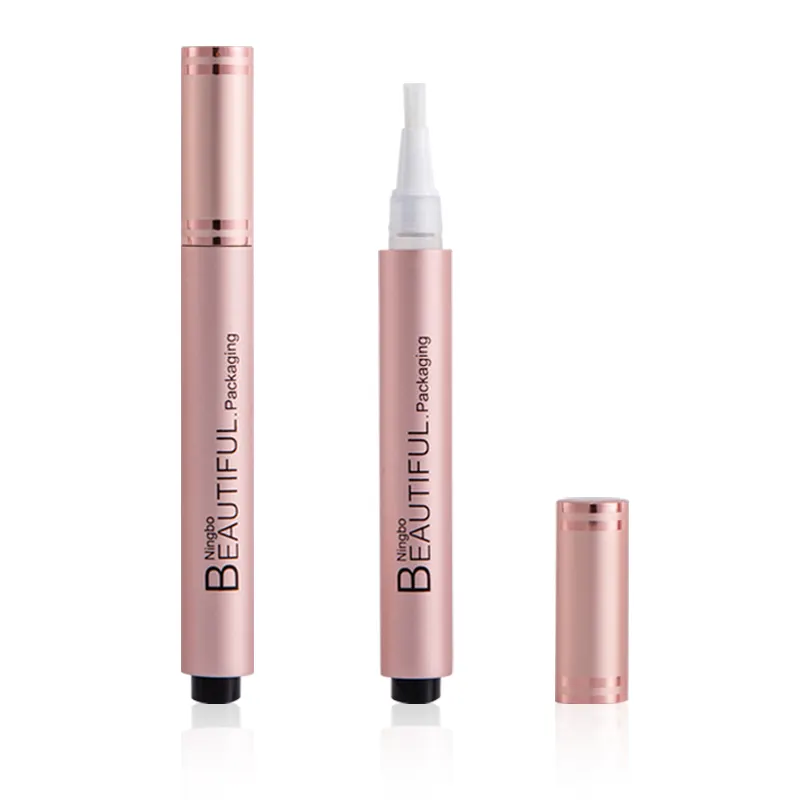 Nieuwkomers Metalen Lipgloss Lipolie Pen Cosmetische Container Geperste Behuizing Klik Cosmetische Pen Voor Oogcrème