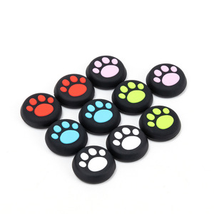 Başparmak sopa cilt denetleyicisi Gamepad kılıf 3D sevimli kedi Paw silikon için başparmak kavrama PS5 PS4 PS3 Xbox 360 bir denetleyici - Product Image 5