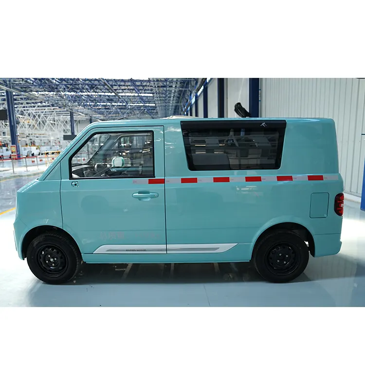 China fabricante automobile ev microus fácil de conduzir 4 rodas carregamento elétrico mini van