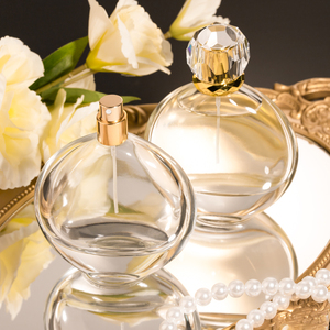 Wholesale <strong>100</strong> <strong>ml</strong> Refill K-resin Cap Spray clear Bottle Empty Luxury Glass Perfume Bottle With <strong>Box</strong> - Product Image 2