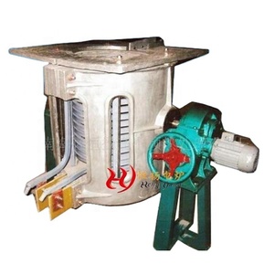 100kg đến 15ton cảm ứng điện Kim Loại Đúc đúc thiết bị máy thép phế liệu nồi nấu chảy lò rèn lò - Product Image 5