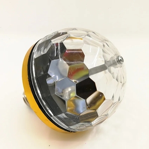 6w发光二极管RGB频闪派对灯旋转魔球灯发光二极管七彩魔球灯 - Product Image 4