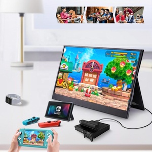 กลุ่ม15.6นิ้วแบบพกพาจอภาพ IPS 1920X1080กับ HD MI สายเคเบิลชนิด C สำหรับ Xbox/PSP/สวิทช์/PS4/การตรวจสอบจอแสดงผล