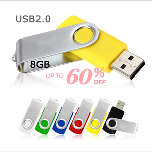 Memorias USB-Flash-Speicher 2.0 3.0 benutzerdefiniertes Logo USB-Flash-Laufwerk 32 GB 4 GB 128 GB usb-Schlüssel Speicher Großhandel schwenk usb-Flash-Laufwerk - Product Image 1