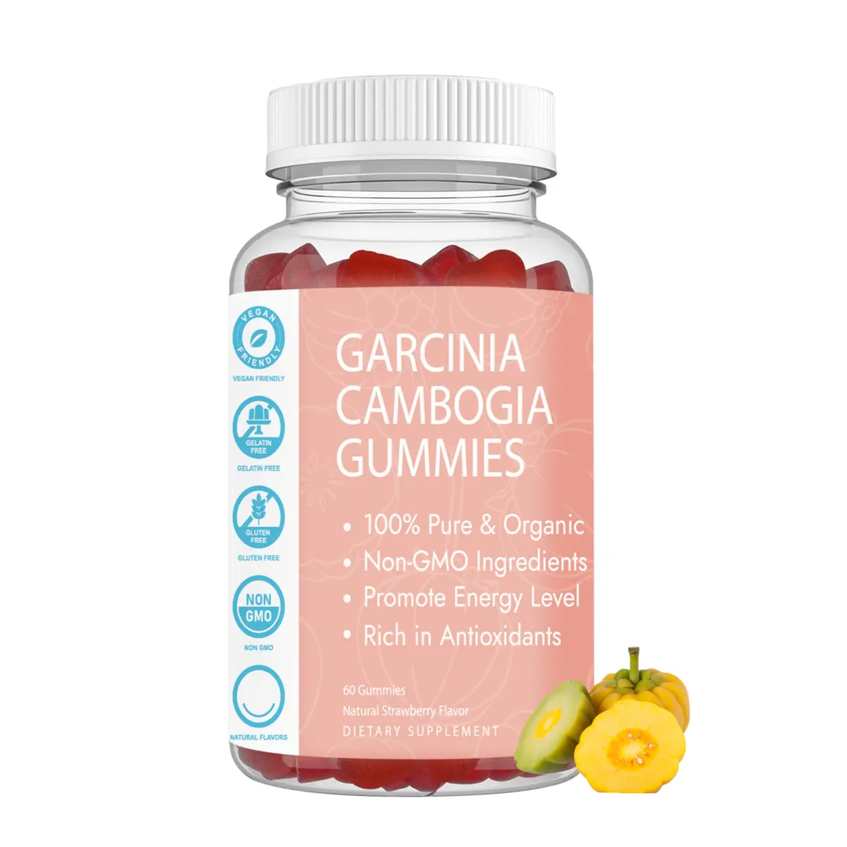 مكمل غذائي عالي الجودة من غارسينيان كامبوديا يساعد على فقدان الوزن ويحرق الدهون