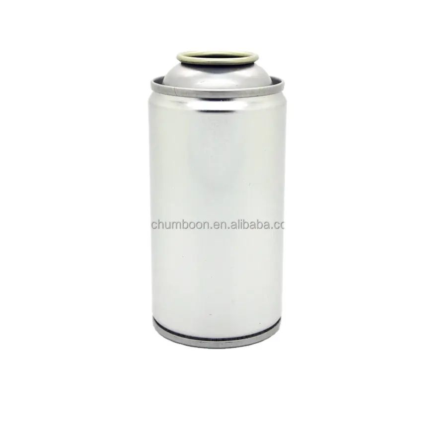 白いコーティングされた内側の透明なラッカー塗装された空のエアゾール金属缶、10日間の短納期DOT 2P 2Q欧州標準圧力