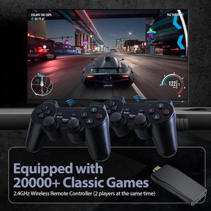 คอนโซลเกม Plug & Play ย้อนยุคที่มี20000 + เกมในตัวเอาต์พุต4K HD 2.4GHz โมเดล Wireless-X2รองรับฟอร์แมต FC - Product Image 3
