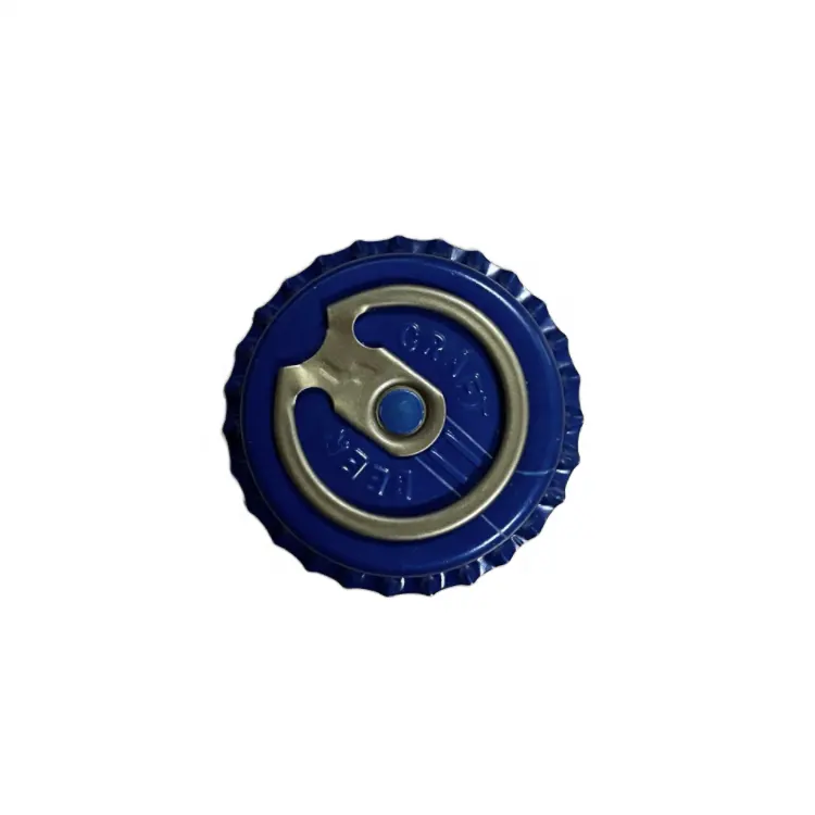 Copriletto con corona stampata da 26mm con Logo personalizzato con tappo a prova di bottiglia di birra in vetro a prova di copertura con anello di traino facile