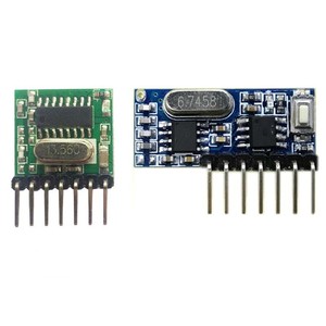 Módulo inalámbrico de 433mhz, transmisor de codificación de amplio voltaje, receptor de decodificación, módulo de salida de 4 canales para control remoto de 433,92 Mhz - Product Image 1