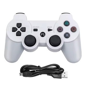 PS3 BT游戏手柄双振动无线视频游戏控制器，带USB电缆 - Product Image 3