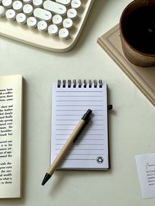 Pequeña Oficina contabilidad escritura simple impreso personalizado bolsillo espiral cuaderno diario Mini Bloc de notas con bolígrafo - Product Image 2