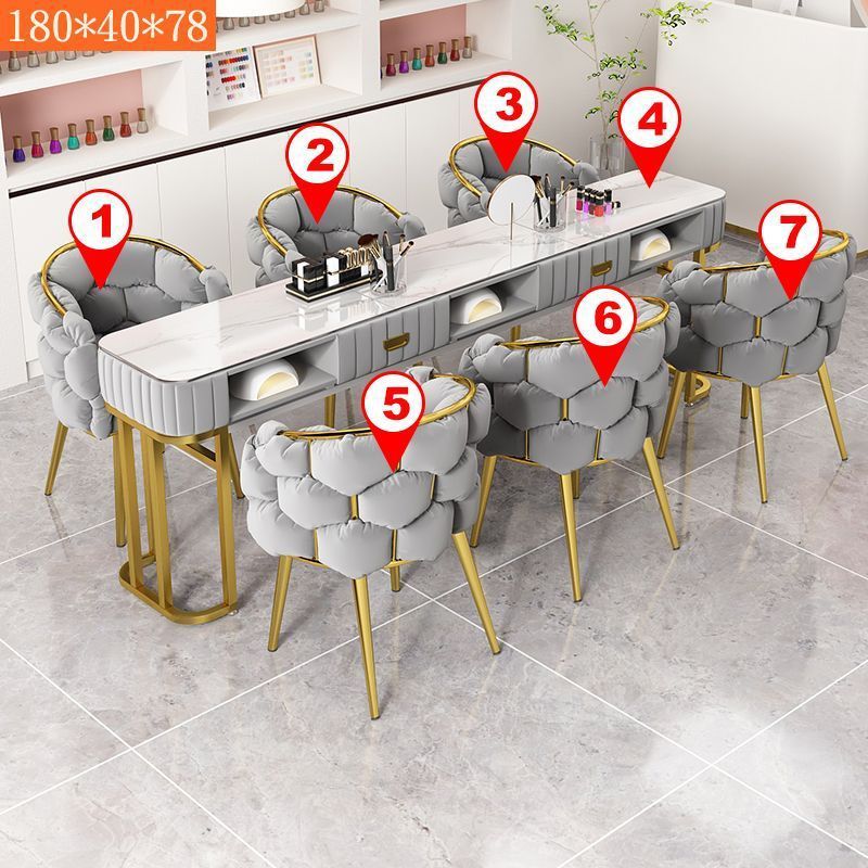 Mesa de 1,8 m y 6 sillas