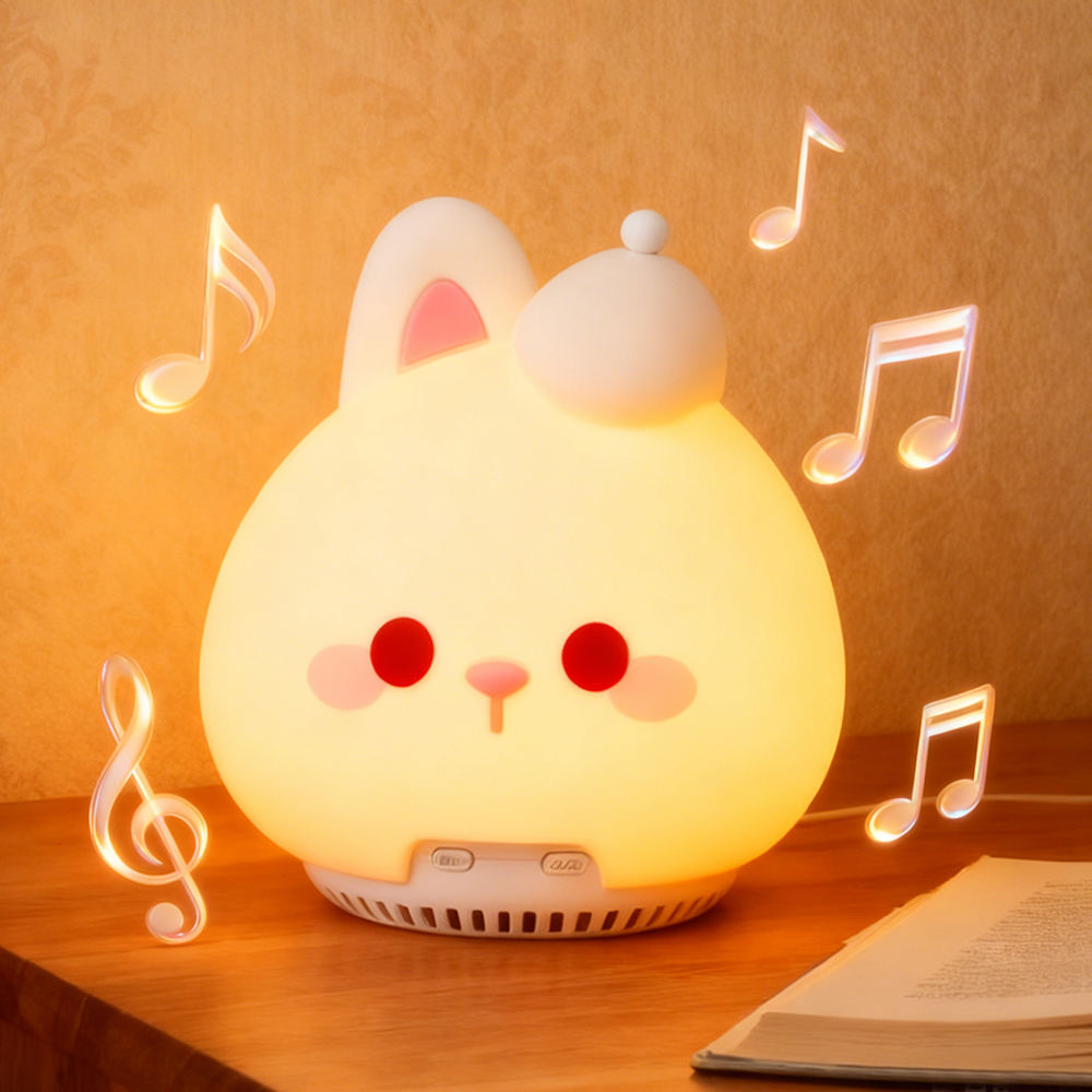 Altavoz inalámbrico con luz nocturna White Rabbit