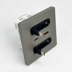 多功能20W PD Type-C壁式插座智能通用快速充电扩展插座，带手机用USB PD20W Type-C端口 - Product Image 6
