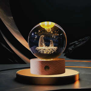 Sản Phẩm Mới 3D Pha Lê Bóng Đêm Đèn Valentine Của Ngày Giáng Sinh Halloween Đồ Trang Trí Giao Diện USB Regalo De Navidad - Product Image 4