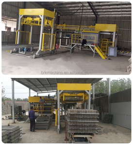 Apilador de bloques de hormigón completamente automático y máquina de línea de enclavamiento de embalaje máquina de fabricación de bloques huecos de cemento de pavimento - Product Image 5