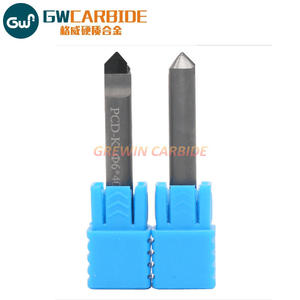 Gw Diamond <strong>PCD</strong> Tool Router Bit CNC End Mill Sets Diamond CNC End Mill Bits <strong>Cutter</strong> for Granite Stone - Product Image 6