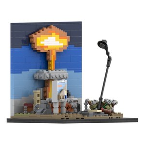 Funbuild Bricks Toys MOC-193637 Nuclear <strong>Blast</strong> Diorama DIY Assembly Puzzle Building Blocks Sets Toy - Product Image 2