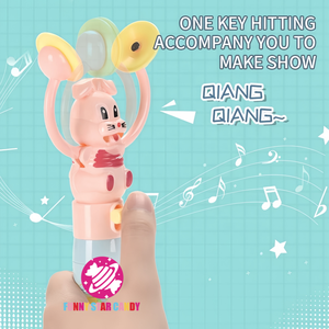 Phục Sinh Bunny Đập Chũm Chọe Đồ Chơi Tùy Chỉnh Nhựa Phim Hoạt Hình Thỏ Thanh Trống Tay Vỗ Tay Đường Ống Đầy Máy Tính Bảng Kẹo Đồ Chơi Trẻ Em - Product Image 4