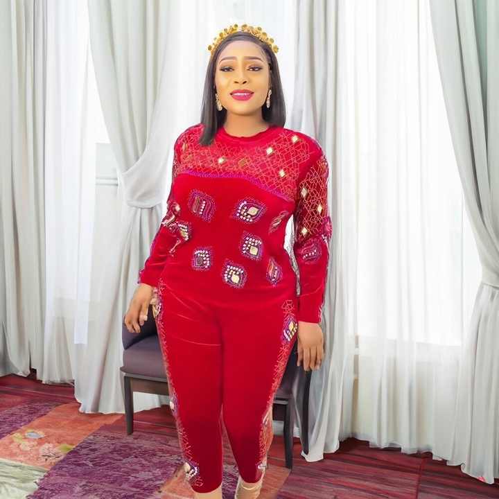 Fashion Women's Suit Pant Set for Women Velvet Dashiki Suit Luxury Rhinestones African Traditional Attire