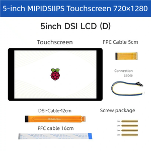 Raspberry PI 4/5 5-Zoll-DSI-kapazitives Touchscreen-IPS-Display Voll laminierung prozess Gehärtete Glasscheibe