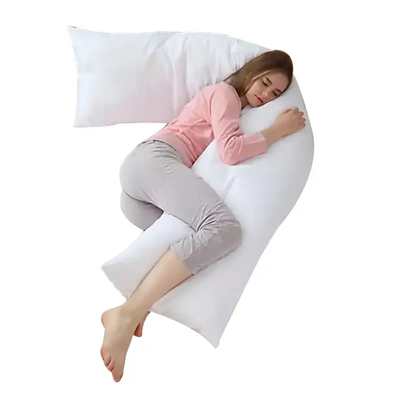 Oreiller corporel long hypoallergénique, coussin confortable, Premium Total, pour les femmes enceintes et bon marché