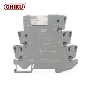 Scheda del modulo relè elettronico Din Rail per relè a stato solido SSR DC DC - Product Image 1