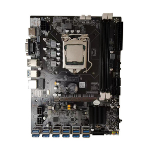 Vente en gros 12gpu carte mère B75 LGA1155 DDR3 Expert carte mère avec processeur - Product Image 1