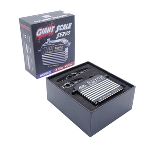 Agfrc 0.080sec IP67กันน้ำ125กก. เซอร์โว RC ไร้แปรงถ่านขนาด1/5กก. สำหรับเครื่องบินใหญ่/เฮลิคอปเตอร์