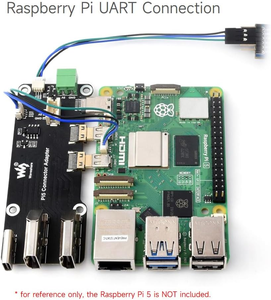 Adattatore multifunzione per porte o terminali a vite tipo Aismartlink Waveshare C, compatibile con uscite 4K Dual 4K Raspberry Pi 5/4B - Product Image 4