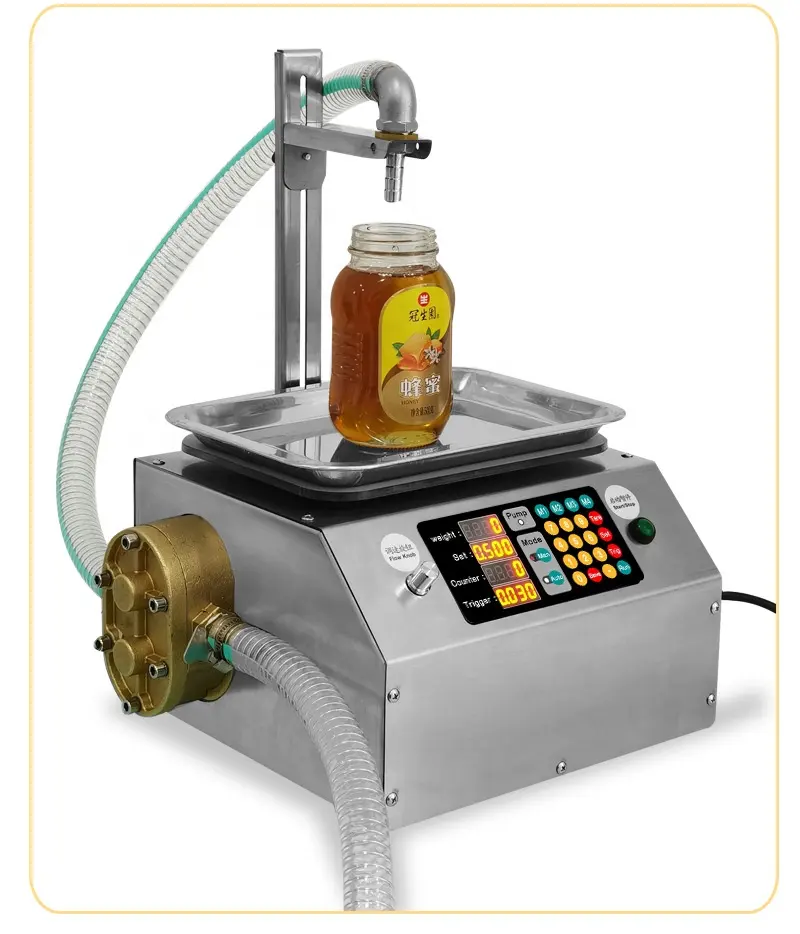FillinMachine CL15D Máquina de enchimento de mel e ketchup para cosméticos em pasta quantitativa em escala pequena