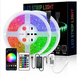 Holiday Smart <strong>LED</strong> Strip 5m RGB COB 12v Remote <strong>Control</strong> Via APP WiFi IP65 Decorative <strong>Lighting</strong> Auto Color Rendering 2835 Strip&quot; - Product Image 1