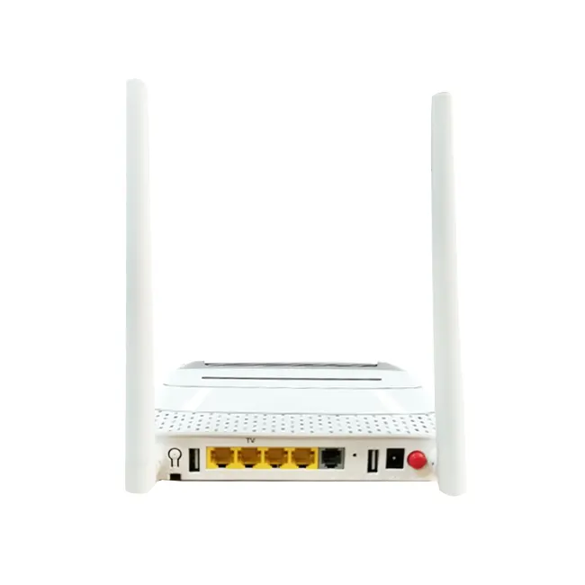 Ont 4Ge Wifi Tel Catv Usb Onu VOIP módem en stock Xpon Onu Gpon Wifi Epon Onu