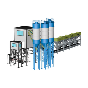 Impianto di betonaggio completamente automatico HZS90 | Uscita 90m ³/h | Sistema di pesatura controllato da Computer