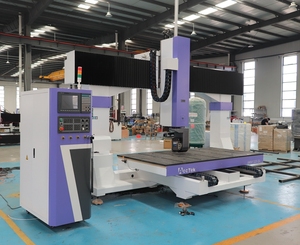 <strong>CNC</strong> Wood <strong>Router</strong> Stone Carving Aluminum Milling Machine 360Degree <strong>Rotating</strong> Head - Product Image 4