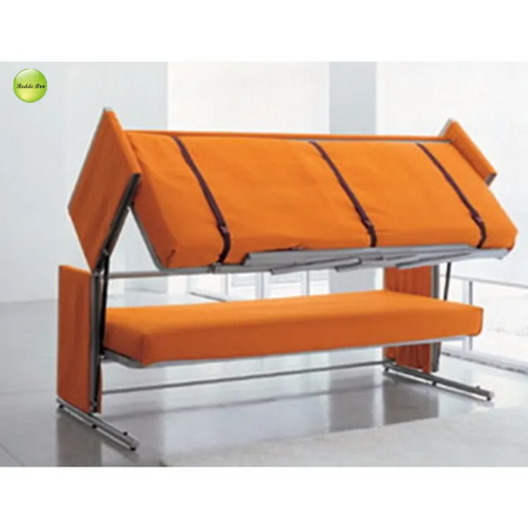 Redde Boo-sofá cama plegable de metal de 2 plazas, litera individual de fábrica de china S515