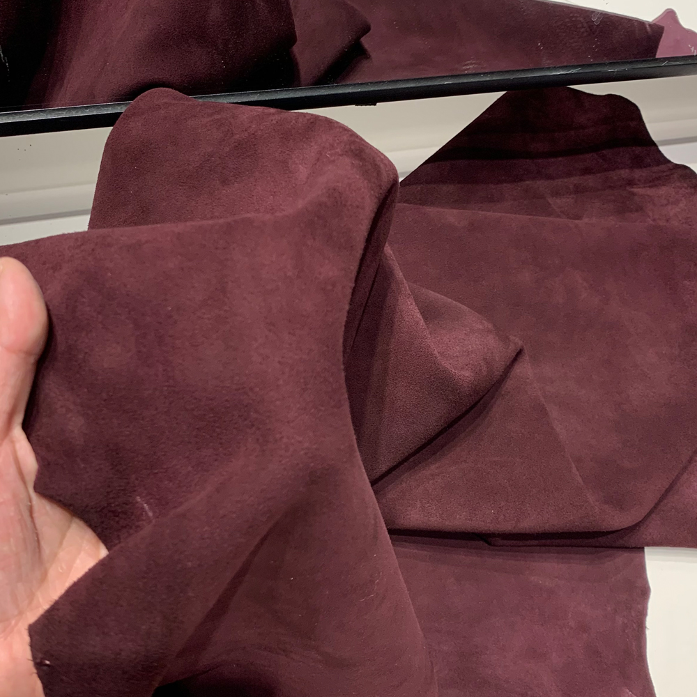 Burgundy Suede
