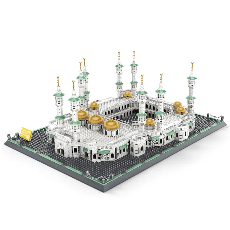 Sinyo-blocs de construction éducatifs pour enfants, jouet éducatif, grande mosquée de la nouvelle collection, vente directe d'usine, arabie saoudite