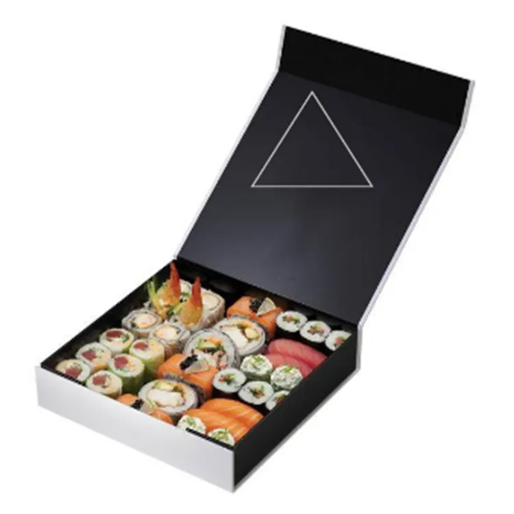 Boîte de papier d'art personnalisé de santé boîte de livraison de nourriture emballage de sushi boîte en carton