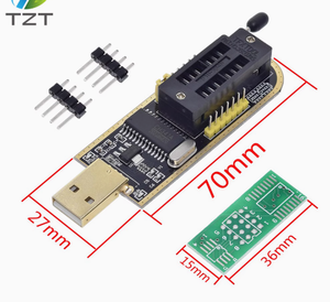 Tuhaojin CH341 USB программист комплект электроники с ЖК-дисплеем BIOS/вспышкой/24/25 горелкой для маршрутизации материнской платы - Product Image 1