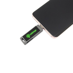 高速OTG发光二极管点亮促销礼品定制标志印刷Type-C USB 3.0批发u盘 - Product Image 4