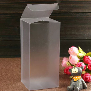 宠物透明可折叠小塑料方盒包装魔方糖果巧克力和储存食品 - Product Image 6