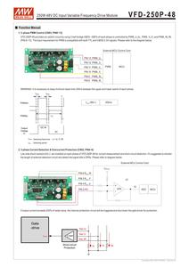 MEAN WELL-Módulo de accionamiento de frecuencia variable, entrada de CC, 250W, 48V, 7.2A, potencia meanwell - Product Image 5