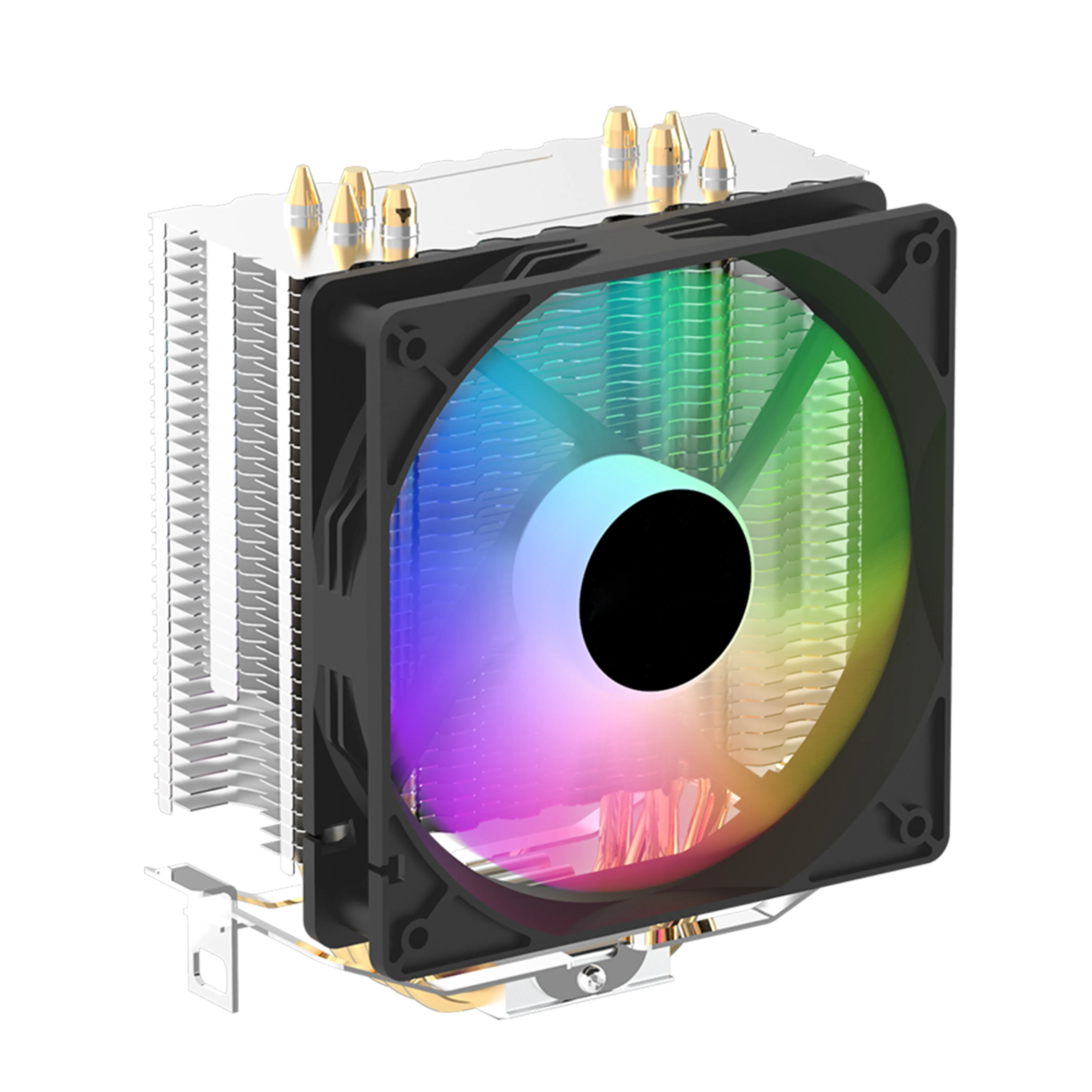 ARGB 120mm Tubo de cobre Radiador tipo torre PC CPU Cooler CPU ventilador de refrigeração para PC Gaming LGA115x/1200/1700/am4/am5