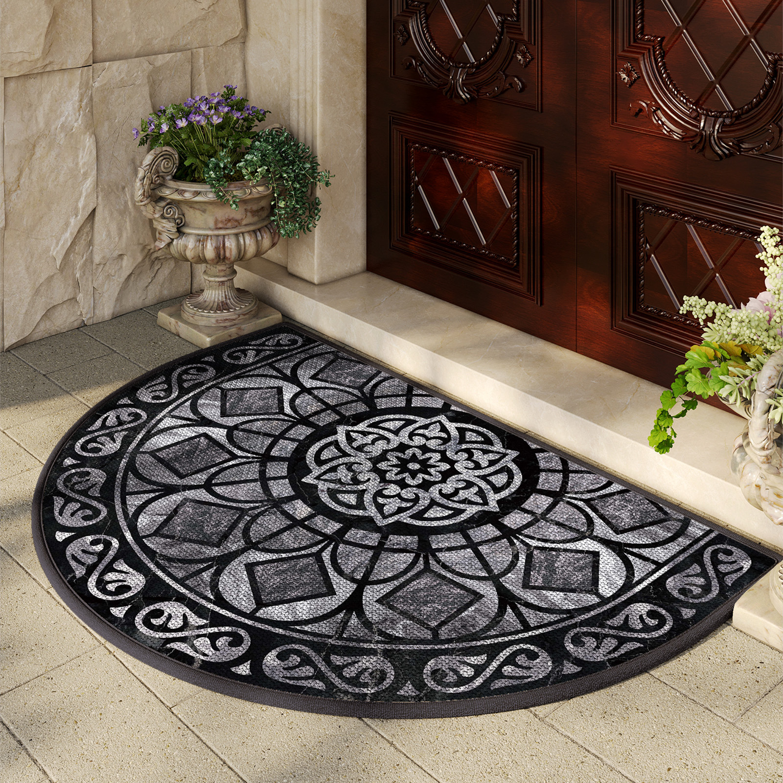 พื้นรองเท้ายางป่าน Sally - สีเทาออโรร่า