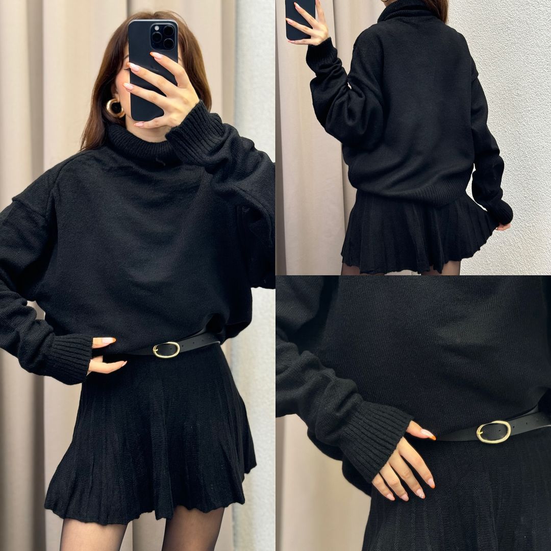 turtleneck black