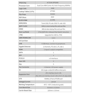 PuZhi PZ7100-KFB 900I Kit di valutazione Xilinx Zynq-7000 SoC XC7Z100 FPGA scheda di sviluppo PCIe SFP USB ZC706 PCIe SFP USB ZC706 - Product Image 3