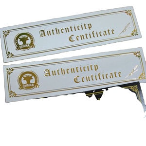 Stampa di certificati di carta opaca UV stampata con crittografia anti-copia di sicurezza - Product Image 6