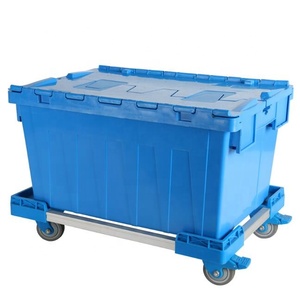 <strong>Logistic</strong> Large Relocation Packaging Stackable Plastic Attached Lid Storage <strong>Containers</strong> - Product Image 6