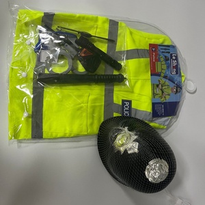 Set kostum polisi anak-anak, kostum pesta liburan Halloween, properti bermain peran anak-anak, hadiah pentas - Product Image 2